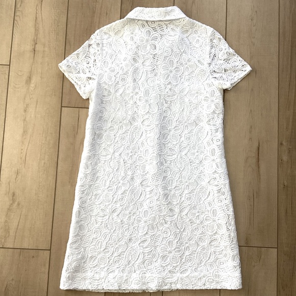 Lilly Pulitzer | Nelle | White Floral Lace Dress - Size 8 - Picture 2 of 7